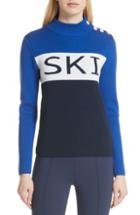 Women's Tory Sport Performance Merino Ski Sweater - Blue