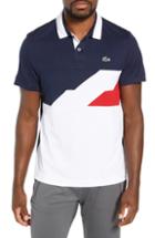 Men's Lacoste Sport Regular Fit Colorblock Tech Pique Polo (s) - Blue