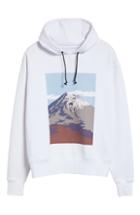 Men's Aztech Mountain Doodle Hoodie - White