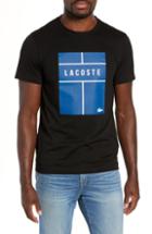 Men's Lacoste Ultra Dry Regular Fit Jersey T-shirt (l) - Black