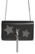 Saint Laurent Medium Kate Tassel - Stars Leather Crossbody Bag - Black
