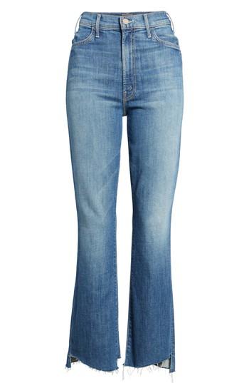Women's Mother The Hustler Two Step Fray Step Hem Jeans