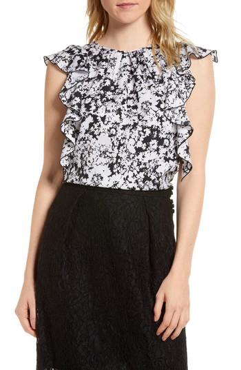 Women's Lewit Sheer Back Stretch Silk Blouse - White