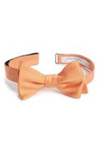 Men's John W. Nordstrom Dot Silk Bow Tie, Size - Orange