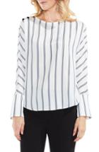 Women's Vince Camuto Stripe Dolman Blouse, Size - White