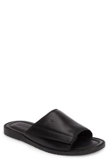 Men's Tommy Bahama Anchors Wharf Slide Sandal M - Black