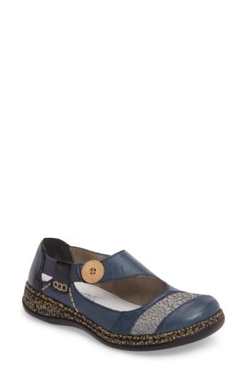 Women's Rieker Antistress Daisy 24 Mary Jane Flat Eu - Blue