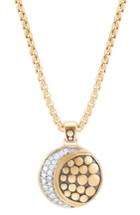 Women's John Hardy Dot Moon Diamond Pave Pendant Necklace