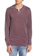 Men's The Rail Notch Neck Thermal T-shirt, Size - Burgundy