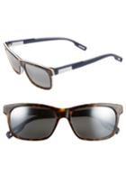 Women's Maui Jim Eh Brah 55mm Polarizedplus2 Sunglasses - Tortoise/ White And Blue/ Grey