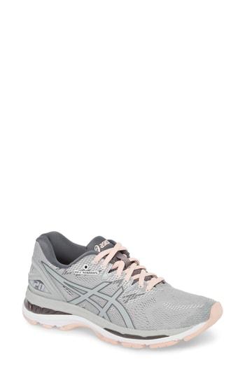 Women's Asics Gel-nimbus 20 Running Shoe B - Grey