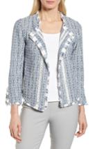 Women's Nic+zoe Voyage Fringe Jacket - Blue