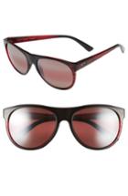 Women's Maui Jim Rising Sun 57mm Polarizedplus2 Sunglasses - Burgundy Stripe/ Maui Rose