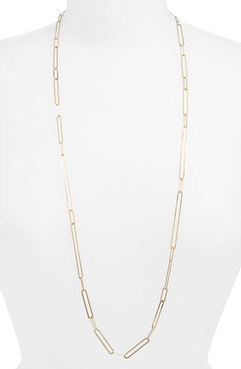 Women's Bony Levy Long Paperclip Necklace (nordstrom Exclusive)