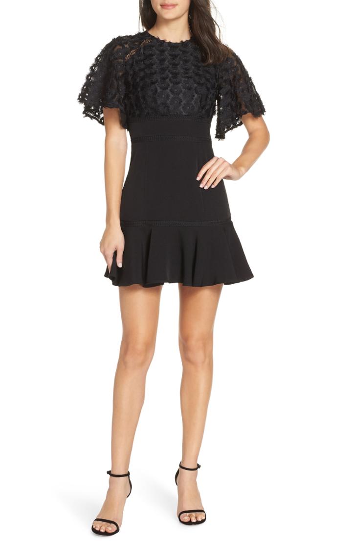 Women's Jill Jill Stuart Velvet & Sequin Embellished Midi Dress