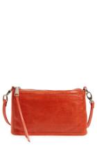 Hobo 'small Cadence' Leather Crossbody Bag - Orange