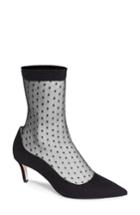 Women's James Chan Alita Lace Sock Bootie M - Black