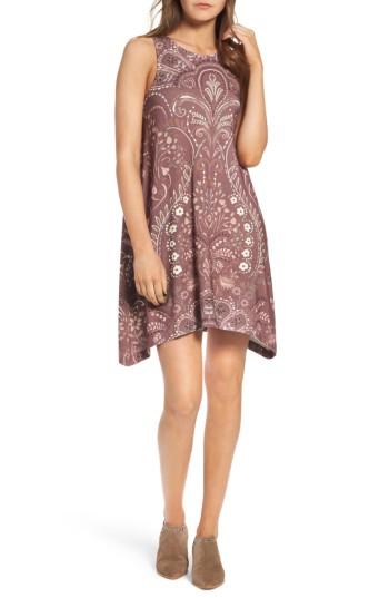 Women's O'neill Hawthorne Sharkbite Hem Dress - Brown