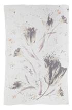 Women's Max Mara Abadan Print Silk Wrap, Size - Black