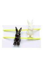 Love Is In The Hair Bunny 2-pack Hair Ties, Size - Yellow