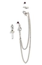 Women's Topshop Moonstone Earring Set