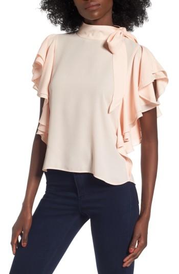 Women's Leith Ruffle Tie Neck Top