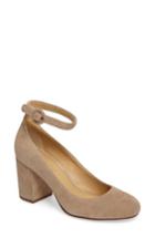 Women's Splendid Rosie Ankle Strap Pump M - Beige