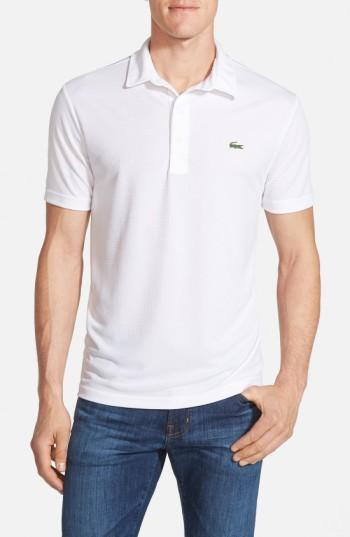 Men's Lacoste Ultra Dry Pique Golf Polo (4xl) - White