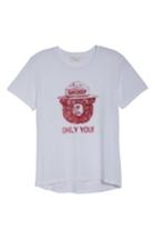 Women's David Lerner Smokey Bear Tee - White