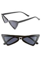 Women's Leith Futuristic 55mm Cat Eye Sunglasses -