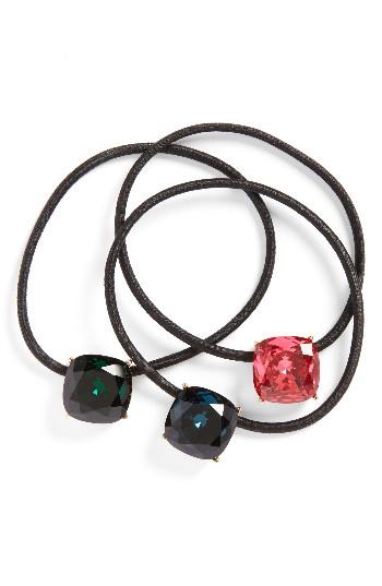 Cara 3-pack Crystal Ponytail Holders