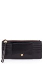 Women's Hobo Amaze Leather Wallet - Black