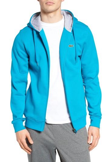 Men's Lacoste 'sport' Zip Hoodie (3xl) - Blue