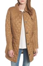 Women's Barbour Hailes Quilted Trench Jacket Us / 14 Uk - Beige