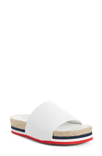 Women's Moncler Evelyne Platform Slide Us / 35eu - White