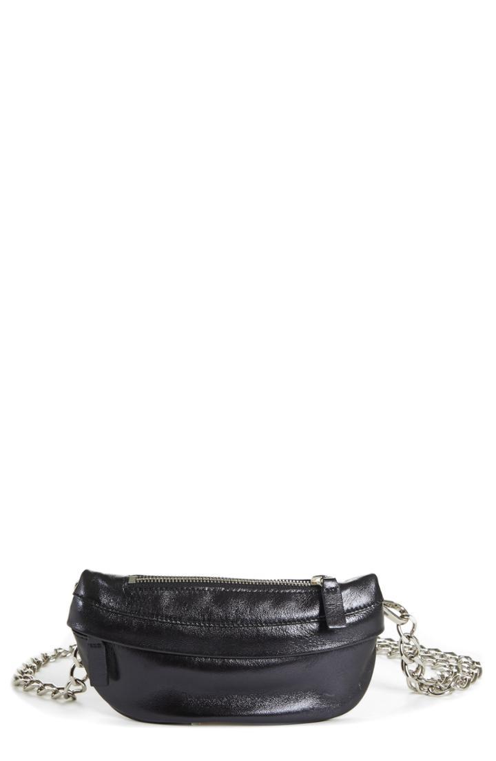 Avec La Troupe Mini Metallic Troupe Convertible Belt Bag -