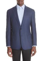 Men's Emporio Armani G Line Trim Fit Wool Blazer Us / 48 Eu S - Blue