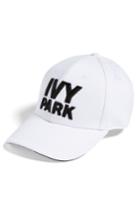 Women's Ivy Park Logo Baseball Cap - White