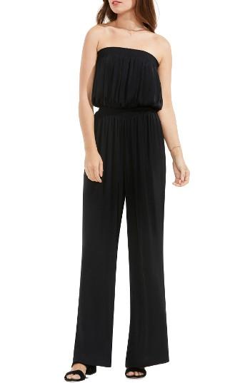 Women's Vince Camuto Strapless Jumpsuit - Black