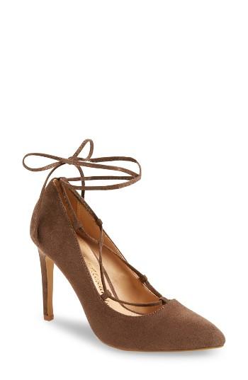 Women's Athena Alexander Raja Lace-up Pump .5 M - Beige