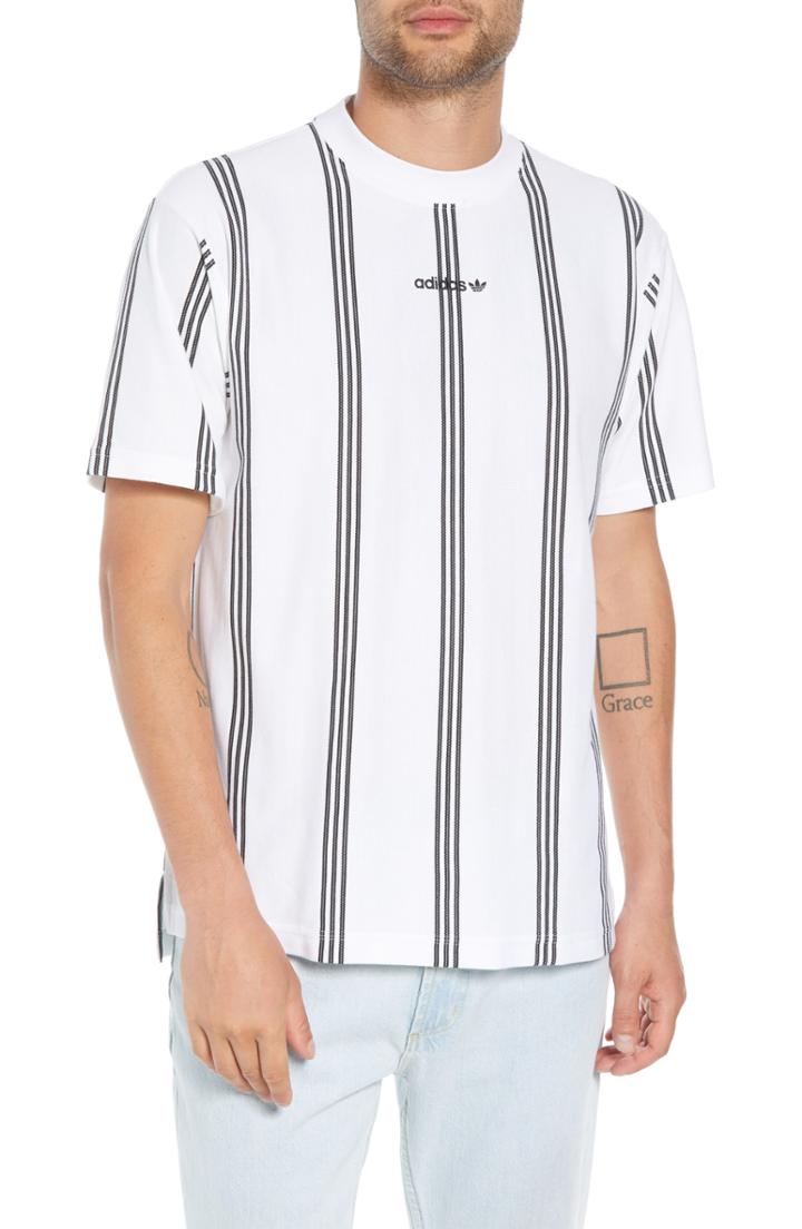 Men's Adidas Originals Stripe Tennis T-shirt