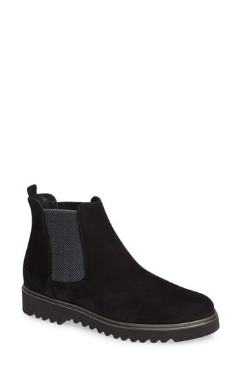 Women's Paul Green Vienna Lugged Chelsea Bootie Us/ 2.5uk - Black