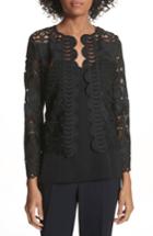 Women's Ted Baker London Crop Lace Jacket - Black