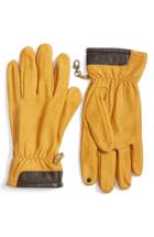 Men's Timberland Heritage Leather Gloves - Yellow