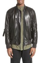 Men's Helmut Lang Leather Bomber Jacket