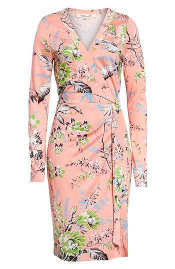 Women's Dvf Julian Floral Silk Wrap Dress