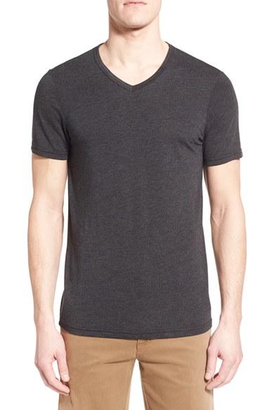 Men's Michael Stars V-neck T-shirt - Black
