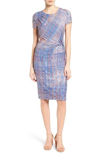 Women's Nic+zoe Checked Out Side Twist Dress