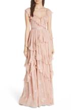 Women's Needle & Thread Ruffled Lurex Butterfly Gown - Pink