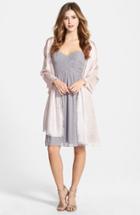 Women's Echo 'radiance' Eyelash Fringe Wrap, Size - Pink